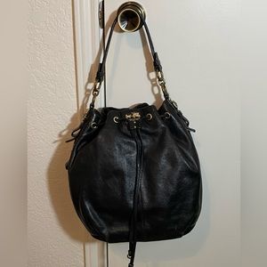 Coach Medium Madison Marielle Drawstring Leather Shoulder Bag